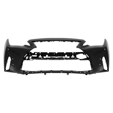 Bumper Cover Front w/F Sport Pkg w/Park Distance Sensors w/o Headlamp Washers Primed CAPA for Lexus IS300 IS350