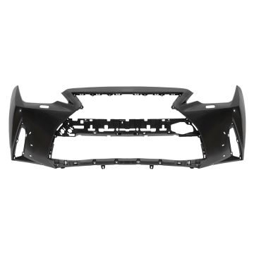 Bumper Cover Front w/F Sport Pkg w/Park Distance Sensors w/Headlamp Washers Primed CAPA for Lexus IS300 IS350