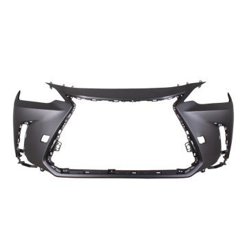 Bumper Cover Front w/o Headlamp Washers w/o Park Distance Sensors Primed North America Built for Lexus NX250 NX350 NX350h