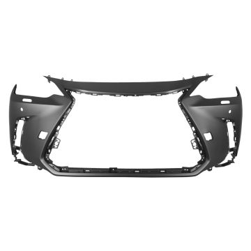 Bumper Cover Front w/Headlamp Washers w/Advanced Parking Sys Primed North America Built for Lexus NX350h 2022-2024