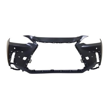 Bumper Cover Front w/F Sport Pkg w/o Headlamp Washers w/Park Distance Sensors Primed North America Built for Lexus NX350 F Sport F Sport Handling 2022-2023