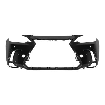 Bumper Cover Front w/F Sport Pkg w/o Headlamp Washers w/Park Distance Sensors Primed North America Built CAPA for Lexus NX350 F Sport F Sport Handling 2022-2023