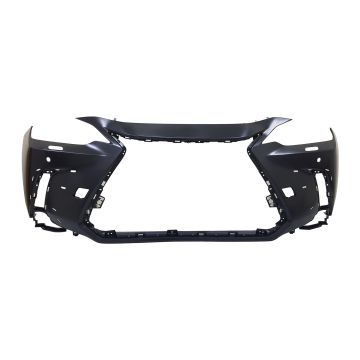 Bumper Cover Front w/F Sport Pkg w/Headlamp Washers w/Park Distance Sensors Primed North America Built for Lexus NX350 F Sport F Sport Handling 2022-2023