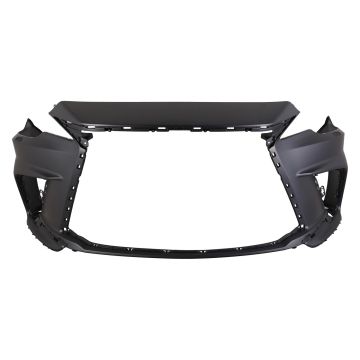 Bumper Cover Front F SPORT HANDLING w/Headlamp Washers w/Advanced Parking System Primed CAPA for Lexus RX350 RX500h
