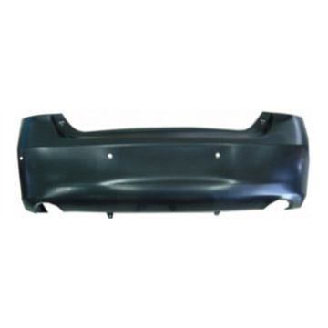 Bumper Cover Rear w/Parking Sensor Primed CAPA for Lexus ES350 2007-2012