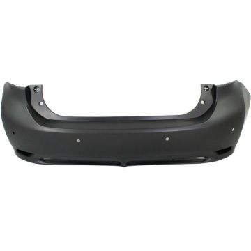 Bumper Cover Rear w/o F Sport Pkg w/Parking Aid Sensors Primed CAPA for Lexus CT200h 2011-2013