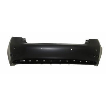 Bumper Cover Rear w/Parking Sensors Primed CAPA for Lexus ES300h 2013-2015
