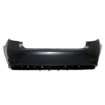 Bumper Cover Rear w/o Parking Sensors Primed CAPA for Lexus ES300h 2013-2018