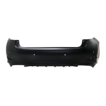 Bumper Cover Rear w/Parking Sensors Primed North America Built for Lexus ES350 2016-2018