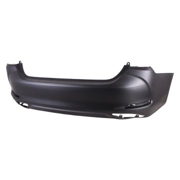 Bumper Cover Rear w/o F Sport Pkg w/o Park Sensors Manual Luggage Lid Primed Japan Built CAPA for Lexus ES350 2019-2021