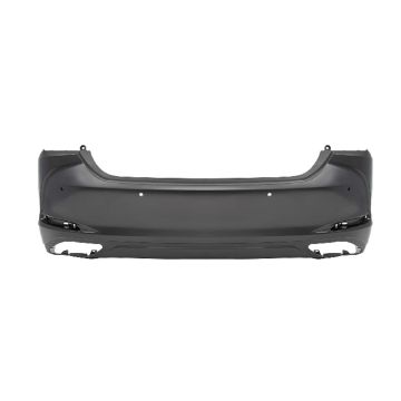 Bumper Cover Rear w/o F Sport Pkg w/Park Sensors Manual Luggage Lid Primed Japan Built CAPA for Lexus ES350 2019-2021