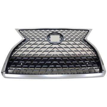 Grille Assembly w/o F Sport Pkg w/Parking Sensors w/o Front View Camera Canada Built CAPA for Lexus RX350 RX350L RX450h RX450hL