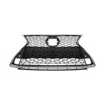 Grille Assembly w/F Sport Pkg w/Black Line Edition w/Park Distance Sensors for Lexus RC300 RC350