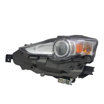 Headlight Assembly Composite Left HID CAPA for Lexus IS200t IS250 IS300 IS350