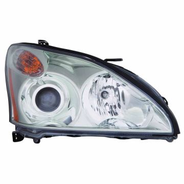Headlight Assembly Composite Right HID w/o AFS USA Built CAPA for Lexus RX330 2004-2006