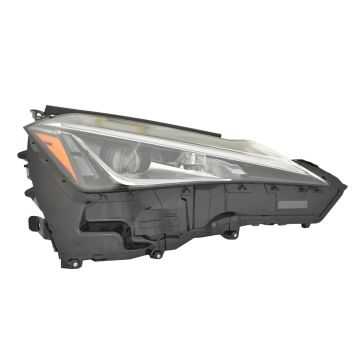 Headlight Assembly Composite Right w/o Black Line Edition Single Beam w/o Fog Lamps CAPA for Lexus UX200 UX250h