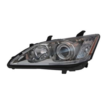 Headlight Lens Housing Left Halogen CAPA for Lexus ES350 2010-2011