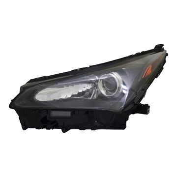 Headlight Lens Housing Left Single Beam w/F Sport Pkg Lens/Housing Only CAPA for Lexus NX200t 2015-2017