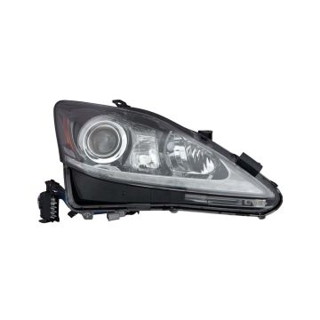 Headlight Lens Housing Right HID CAPA for Lexus IS350 2012-2013