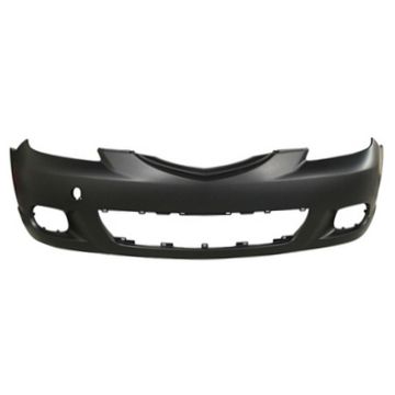 Bumper Cover Front Primed CAPA for Mazda 3 Hatchback 2004-2006