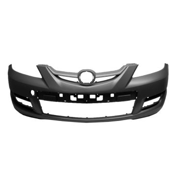 Bumper Cover Front Primed for Mazda 3 Hatchback 2007-2009