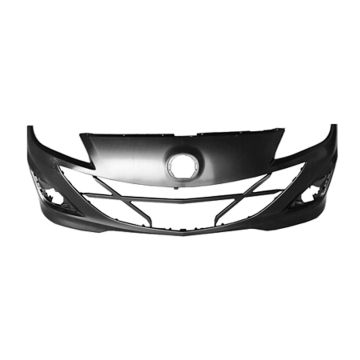 Bumper Cover Front Primed for Mazda 3 2010-2013