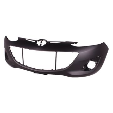 Bumper Cover Front Primed CAPA for Mazda 2 2011-2014