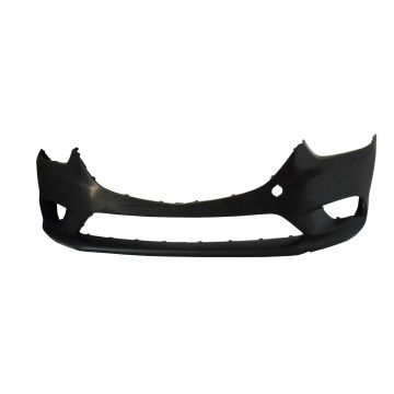 Bumper Cover Front w/o LED Lamps Primed for Mazda 6 2014-2017
