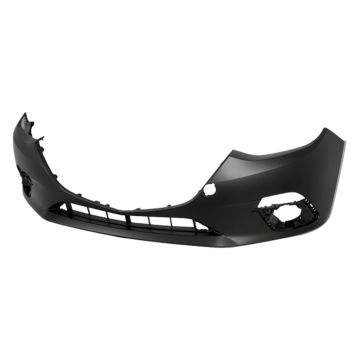 Bumper Cover Front Primed CAPA for Mazda 3 Sedan Hatchback 2014-2016