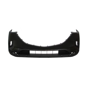 Bumper Cover Front w/o Parking Sensors Primed CAPA for Mazda CX-9 2016-2023