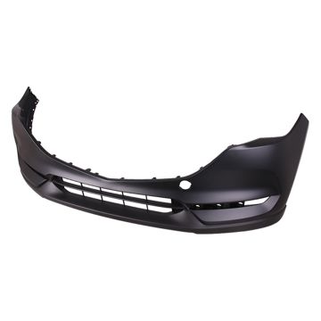 Bumper Cover Front w/o Parking Sensors Primed CAPA for Mazda CX-5 2017-2021