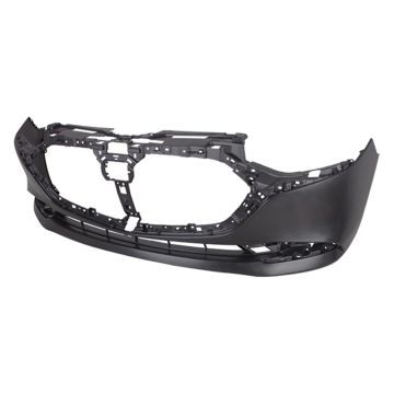 Bumper Cover Front Primed Mexico Built CAPA for Mazda 3 Sedan 2019-2024