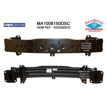Bumper Cover Reinforcement Front CAPA for Mazda CX-5 2013-2021