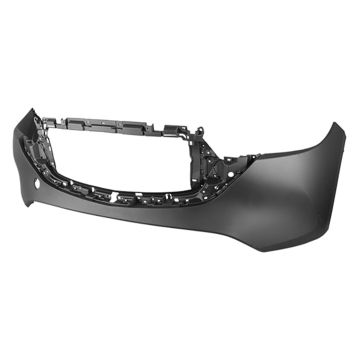 Bumper Cover Front Upper w/o Parking Sensors Hiroshima Plant Primed CAPA for Mazda CX-5 2022-2024