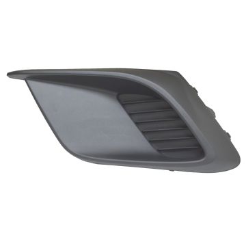 Bumper Insert Front Left Fog Lamp Opening Cover w/o Fog Lamps CAPA for Mazda 3 2014-2016