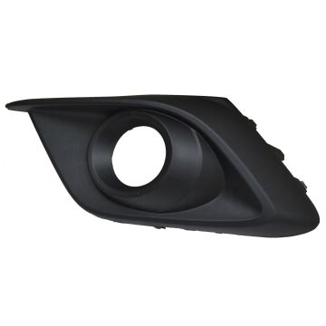Bumper Insert Front Left Fog Lamp Bezel w/Fog Lamps for Mazda 3 2014-2016
