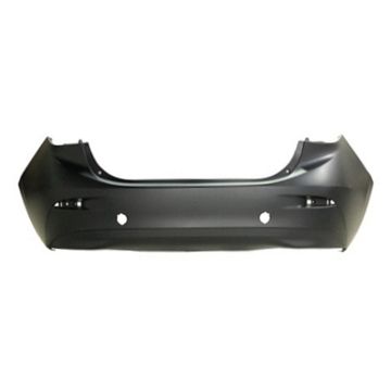 Bumper Cover Rear Primed CAPA for Mazda 3 Sedan 2014-2018