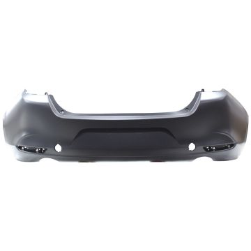 Bumper Cover Rear w/o Parking Sensors Primed for Mazda 3 Sedan 2019-2024