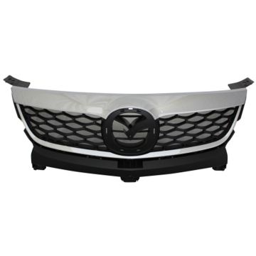 Grille Assembly w/o Emblem Chrome/Black for Mazda CX-9 2010-2012
