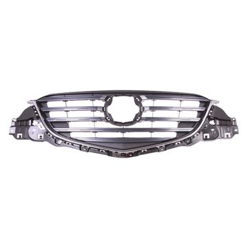 Grille Assembly w/Dark Gray/Chrome Molding CAPA for Mazda CX-5 2016