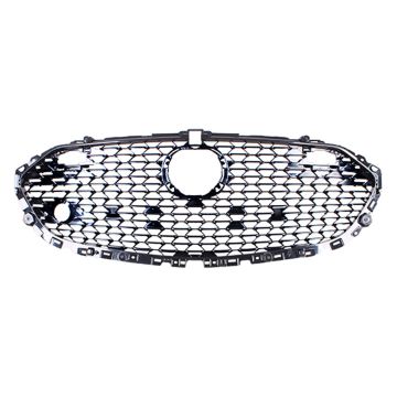 Grille Assembly Gloss Black CAPA for Mazda 3 Sedan 2019-2024