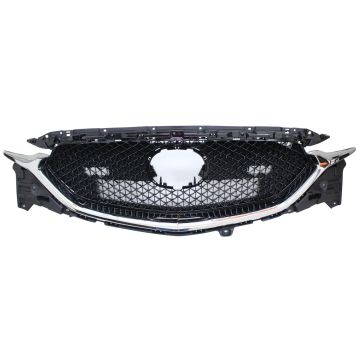 Grille Assembly w/o Chrome Ornament Glossy Black for Mazda CX-5 2017-2021
