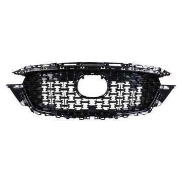 Grille Assembly w/o Red Accent Black Moulding for Mazda CX-5 2022-2024