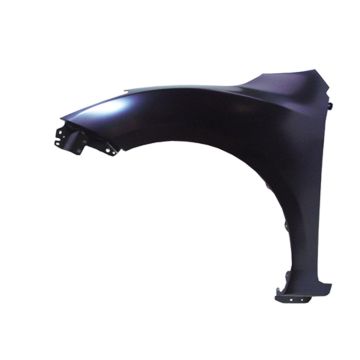 Fender Front Left w/Stone Guard w/o Side Signal Lamps w/o Molding Hole for Mazda 3 Sedan 2010-2013