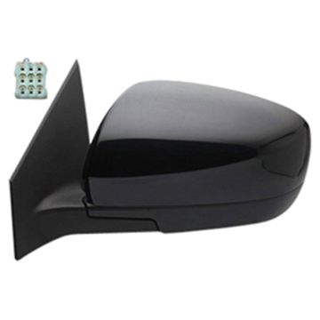 Door Mirror Assembly Left Power Non-Heated Flat Glass w/o Signal Lamps for Mazda CX-9 2010-2015