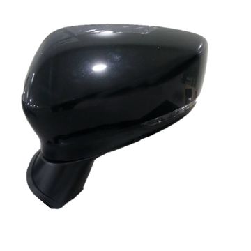 Door Mirror Assembly Left Heated w/Signal Lamp w/o BSD w/Cover Mexico Built for Mazda 3 Sedan Hatchback 2017-2018