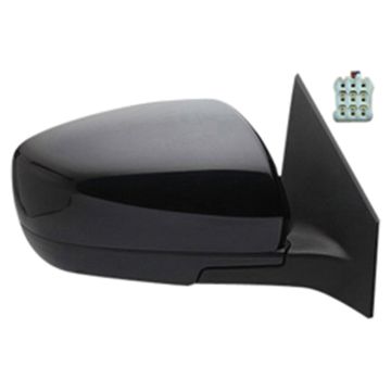Door Mirror Assembly Right Power Heated Flat Glass w/o BLIS w/o Signal Lamps for Mazda CX-9 2010-2015