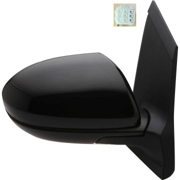 Door Mirror Assembly Right Power Non-Heated w/Cover for Mazda 2 2011
