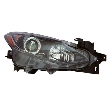 Headlight Assembly Composite Right Halogen for Mazda 3 2014-2016