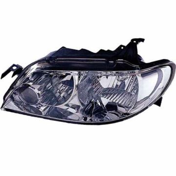 Headlight Lens Housing Left w/Aluminum Bezel for Mazda Protege5 Hatchback 2002-2003